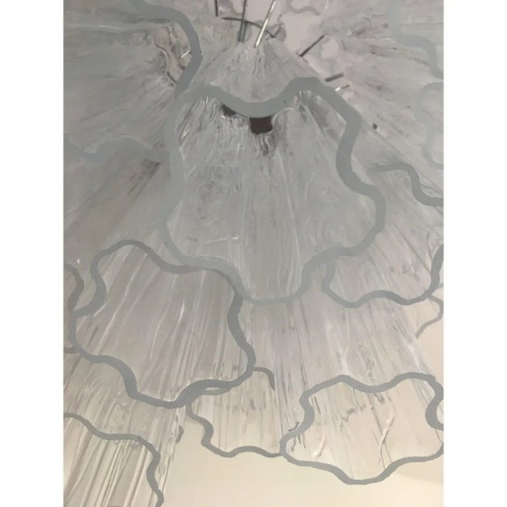 Image 1 of Coffres en verre de Murano Opalino, lustre design