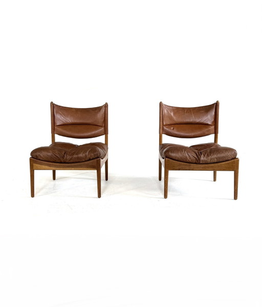 2x vintage armchairs 'Modus', Kristian Solmer Vedel '60