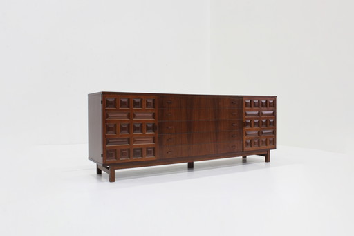 Spanisches brutalistisches Sideboard