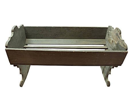 Culla in legno di abete dei primi del XIX secolo – Letti singoli, Rustic (photo 6 of 7)