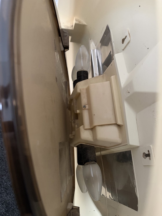 Image 1 of Allibert ovale verlichte spiegel 1970’s