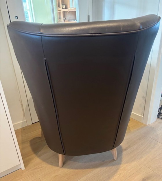 Image 1 of Wunderschöner SITS-Sessel, Modell Pola, in braunem Leder, in einwandfreiem Zustand