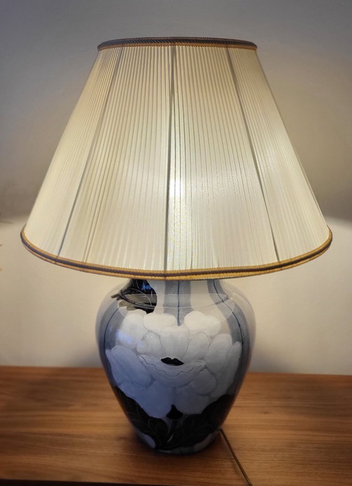 Hubert Olivier ceramic lamp, France, 1980