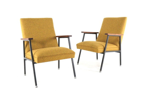 Image 1 of Gispen Fauteuil 'Genie' Vintage Nieuw Gestoffeerd