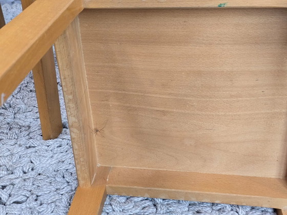 Image 1 of Sedie scolastiche impilabili in legno dal design vintage scandinavo per bambini, set da 4