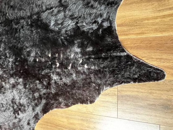 Image 1 of Tappeto, pelle di vacchetta marrone