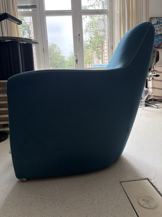 Bert Plantagie Lounge Z Fauteuil Blauw Wol – Wool (photo 7 of 15)