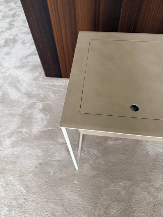 Image 1 of Zanotta Taschino night table white leather