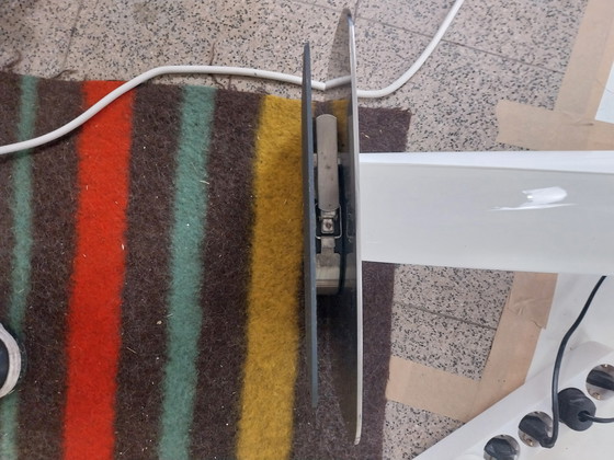 Image 1 of 1 x witte Shakti vloerlamp door Marzio Rusconi Clerici 1980's 