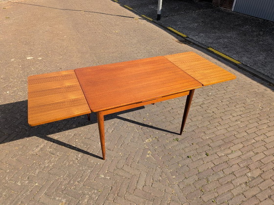 Image 1 of Vintage Danish Teak Dining Table – Extendable – 1960s Mid-Century