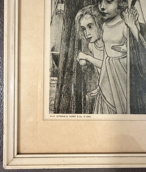 Jan Toorop 1858-1928 / Litografia Originale - Zielengang 1920 – Litografie e stampe, Paper (photo 3 of 8)
