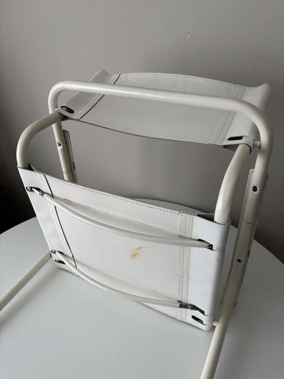 Image 1 of 2-piece Mart Stam Bauhaus tubular frame chairs Matteo Grassi 1970s