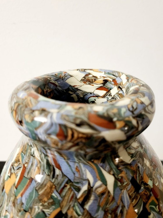 Image 1 of Jean Gerbino vase – Vallauris (France) – unique neriage technique