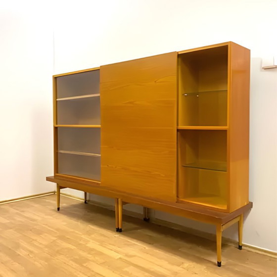 Image 1 of Meuble/bibliothèque rétro, style bruxellois, années 1960