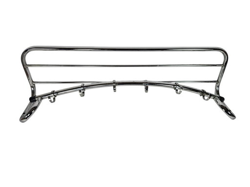 Design néerlandais - Art déco - Style Gispen - porte-manteau mural - chromé - années 30