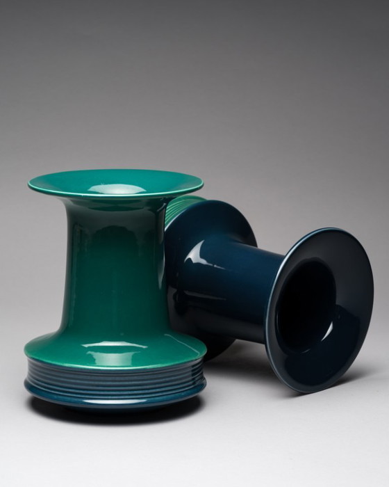 Image 1 of Rosenthal Studio Linie Tapio Wirkkala PLUS Vase Duo MCM WGP Vintage Chic 1960s