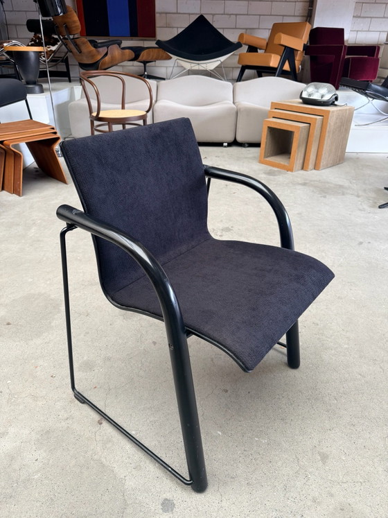Thonet S320 chair, Wulf Schneider and Ulrich Böhme (stock: 2), Armchairs, Metal, Plastic, Black (photo 2 of 13)
