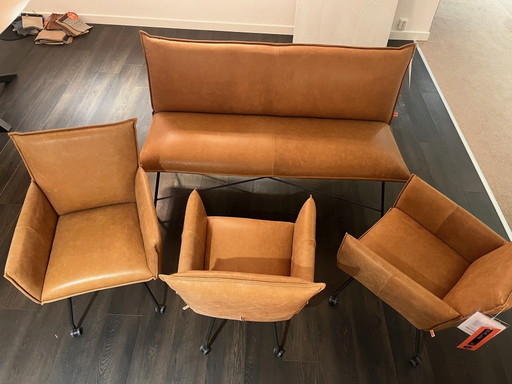 Jess eet en 3 en – eetkamerstoelen, Leather