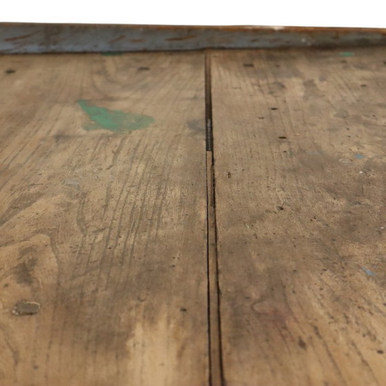 Image 1 of Characterful Old Blue Workbench Sideboard
