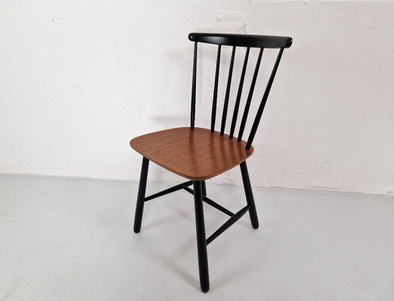 Image 1 of Stuhl im Tapiovaara-Stil von Polonio Holland 1960s