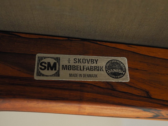 Image 1 of Set van zes palissanderhouten stoelen, Deens design, jaren 70, fabrikant: Skovby Møbelfabrik