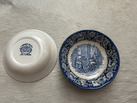 2x Ciotole Vintage Liberty Blue - Betsy Ross 12,5cm – Ceramic (photo 2 of 5)