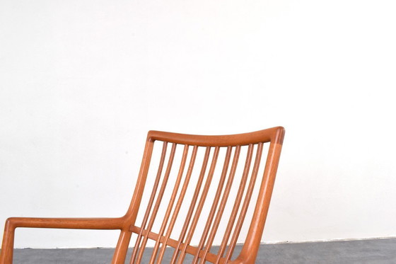 Image 1 of Sedia a dondolo ML33 in rovere, disegnata da Hans J. Wegner per A/S Mikael Laursen, anni '50.