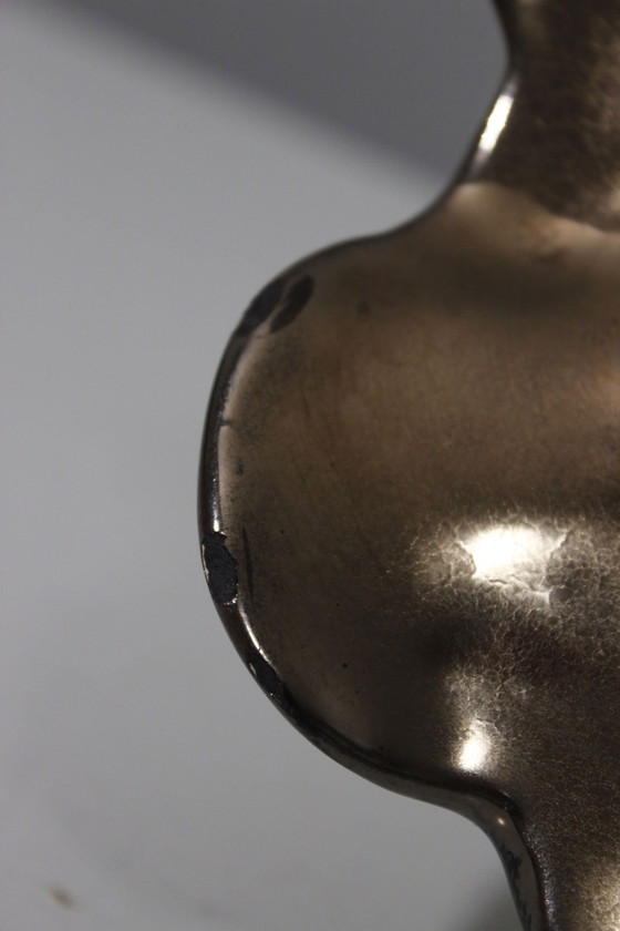 Image 1 of Grande coupe à fruits céramique vintage forme libre Ceramidi Marseille 1950s