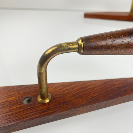 Image 1 of Paar dänische Wandleuchten aus Palisanderholz, 1960/70
