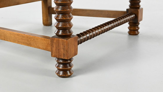 Image 1 of Coppia di poltrone francesi a cavatappi, Francia, anni '40