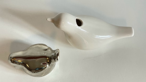 Image 1 of Ceramic Pair Of Birds 90s