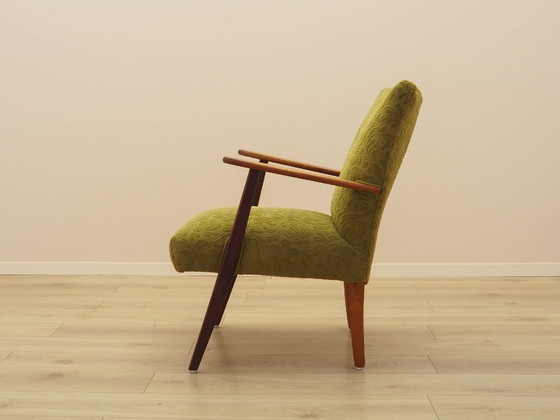 Image 1 of Sillón verde, diseño danés, década de 1960, fabricado en Dinamarca.