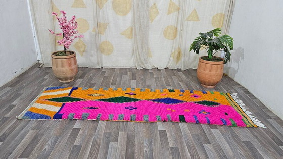 Tapis berbère artisanale en laine 260/80cm – Wool (photo 9 of 10)