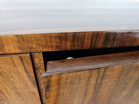 Image 1 of Credenza lineare Art Decò in noce