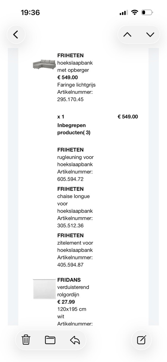 IKEA Friheten Slaapbank – Slaapbanken, Cotton (photo 6 of 7)