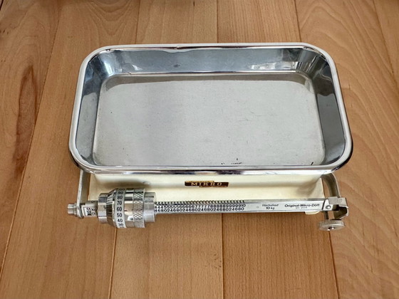 Bilancia da cucina di design degli anni '50/'60 Original Micro Döft, Oggetti decorativi, Metallo, Crema (foto 2 di 5)