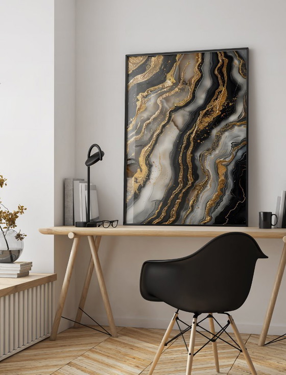 Image 1 of Acrylic Glass Artwork | 200x140 cm | Depthwave #3 (Ori, 1983)