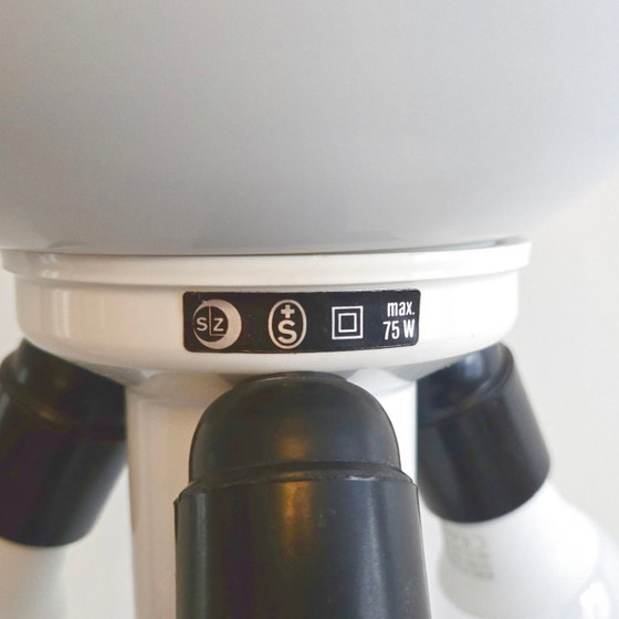 Image 1 of Vintage Swisslamps-International vloerlamp uit de jaren 70, gemaakt van verchroomd staal.