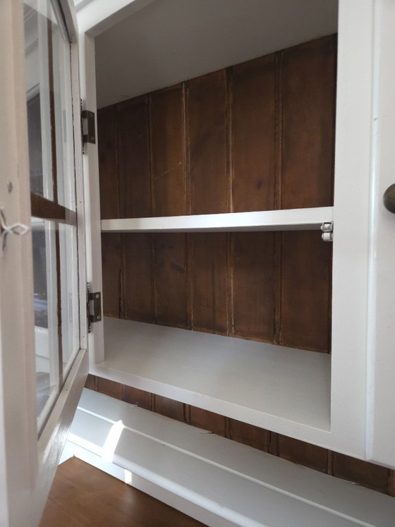 Image 1 of French Provençal or Rustic Farmhouse Buffet and Display Cabinet