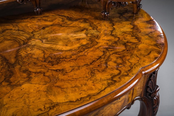 Escritorio Tocador Antiguo Louis Philippe de Nogal, 1860 – Wood (photo 4 of 28)