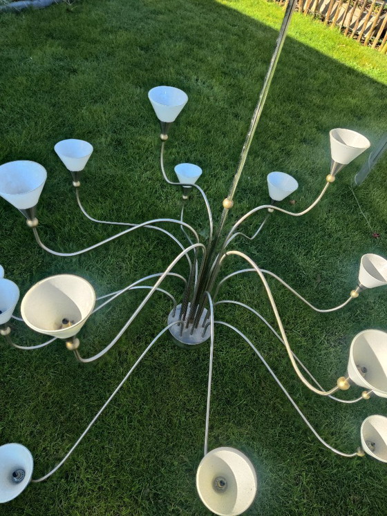 Image 1 of Harco Loor LED ceiling chandelier with shade