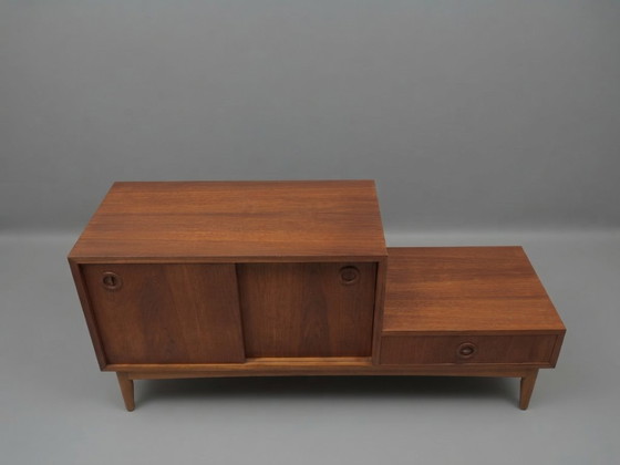 Buffet/meuble-lit vintage scandinave en teck – années 1960 – Armoires de rangement, Wood (photo 5 of 6)