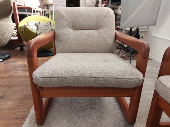 Image 1 of EMC MØBLER 3-2-1 Wohnzimmergarnitur, komplett restauriert.