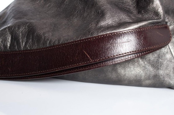 Image 1 of Marni, Schultertasche aus Metallic-Leder