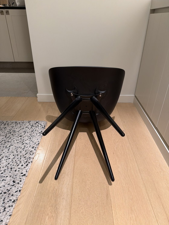 Image 1 of Chaises Kubikoff noires