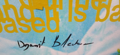 Dganit Blechner : Bond Girl, sérigraphie sur toile