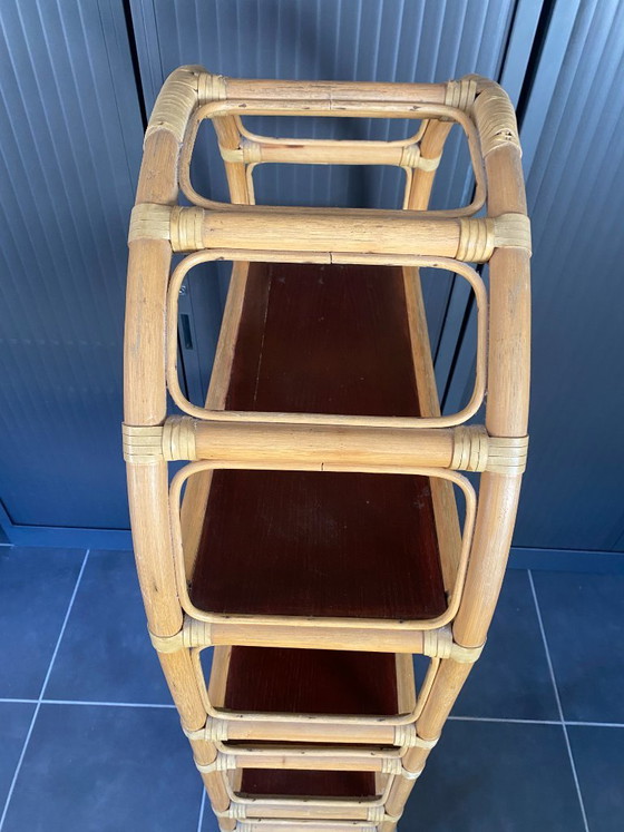 Etagère Bibliothèque En Rotin Vintage Années 70 – Rattan (photo 7 of 20)