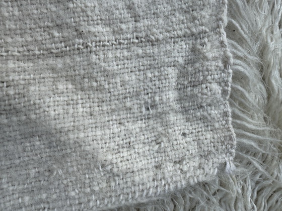 Groot Scandinavisch wollen tapijt van Rya, jaren 60 – Vloerkleden en tapijten, Wool (photo 4 of 15)
