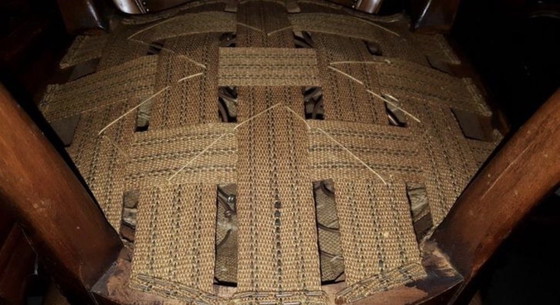 Image 1 of 4 Barok Eetkamer Stoelen Leder