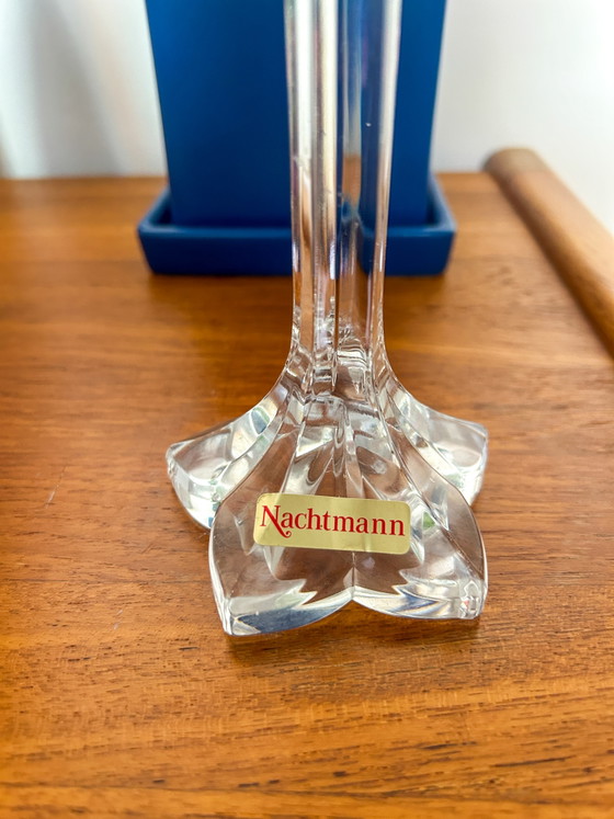Image 1 of Candelabro Nachtmann in cristallo a forma di tulipano/stella